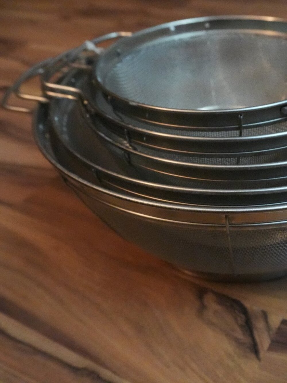 NWT Lot of 5 Stainless Steel 18/8 Metal Food Grade Kitchen Straine - Picture 4 of 4